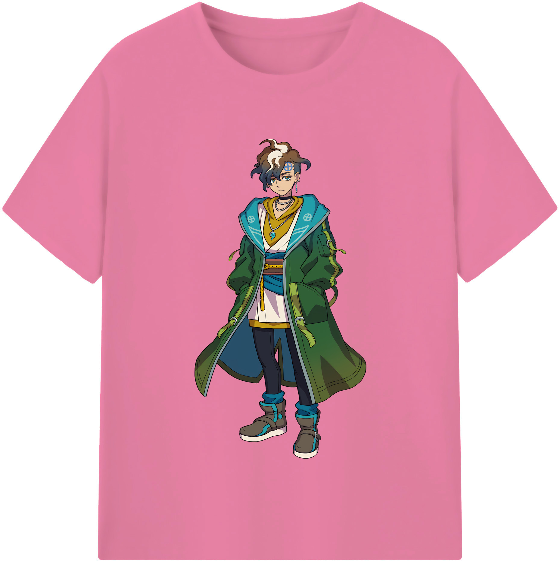 （画像用） 妖怪ウォッチ Yo-kai Watch 綿100％半袖Tシャツ（フロントプリント）